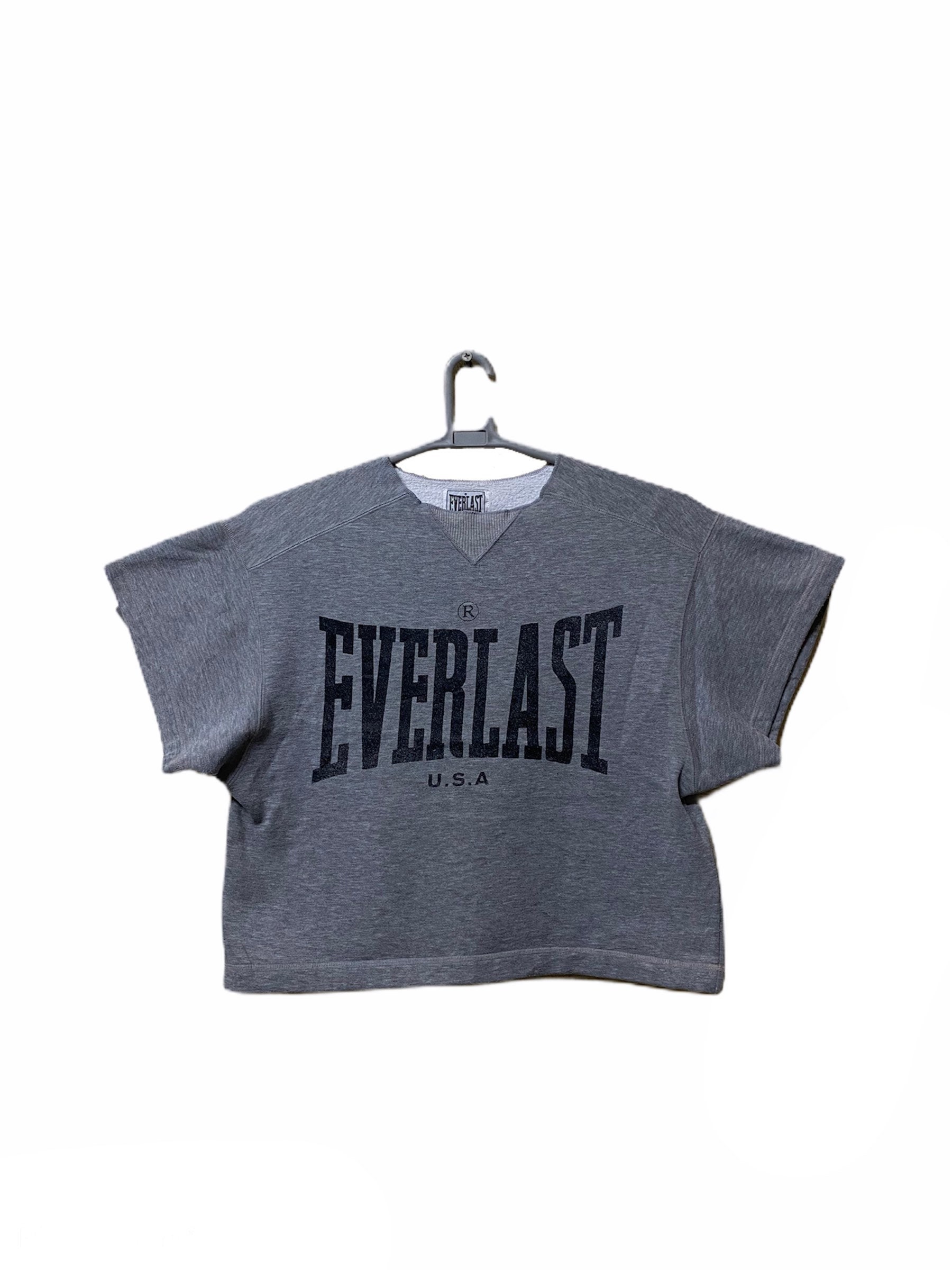 Vintage EVERLAST USA Crop Top Gym Sweatshirt L women size Etsy