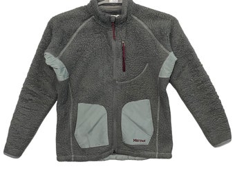Sudadera Marmot de forro polar con cremallera completa, talla pequeña