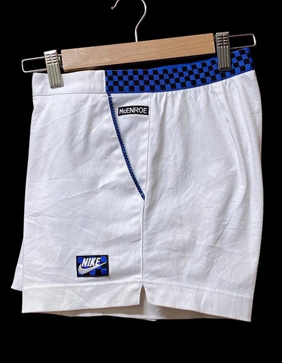 Vintage 80s NIKE John Mcenroe Tennis Player Shorts Tennis Made in