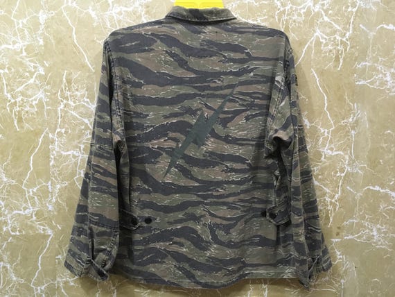 Wtaps Japan Camouflage Tiger Striped Jacket Japanese Brand