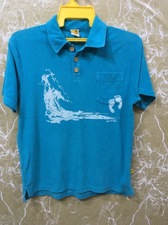 Vintage 80s Hang Ten Shirt Vintage Hang Ten Skate Surf Surfir Hawaii Stripe Polo Shirt Rare L Size Etsy Ireland