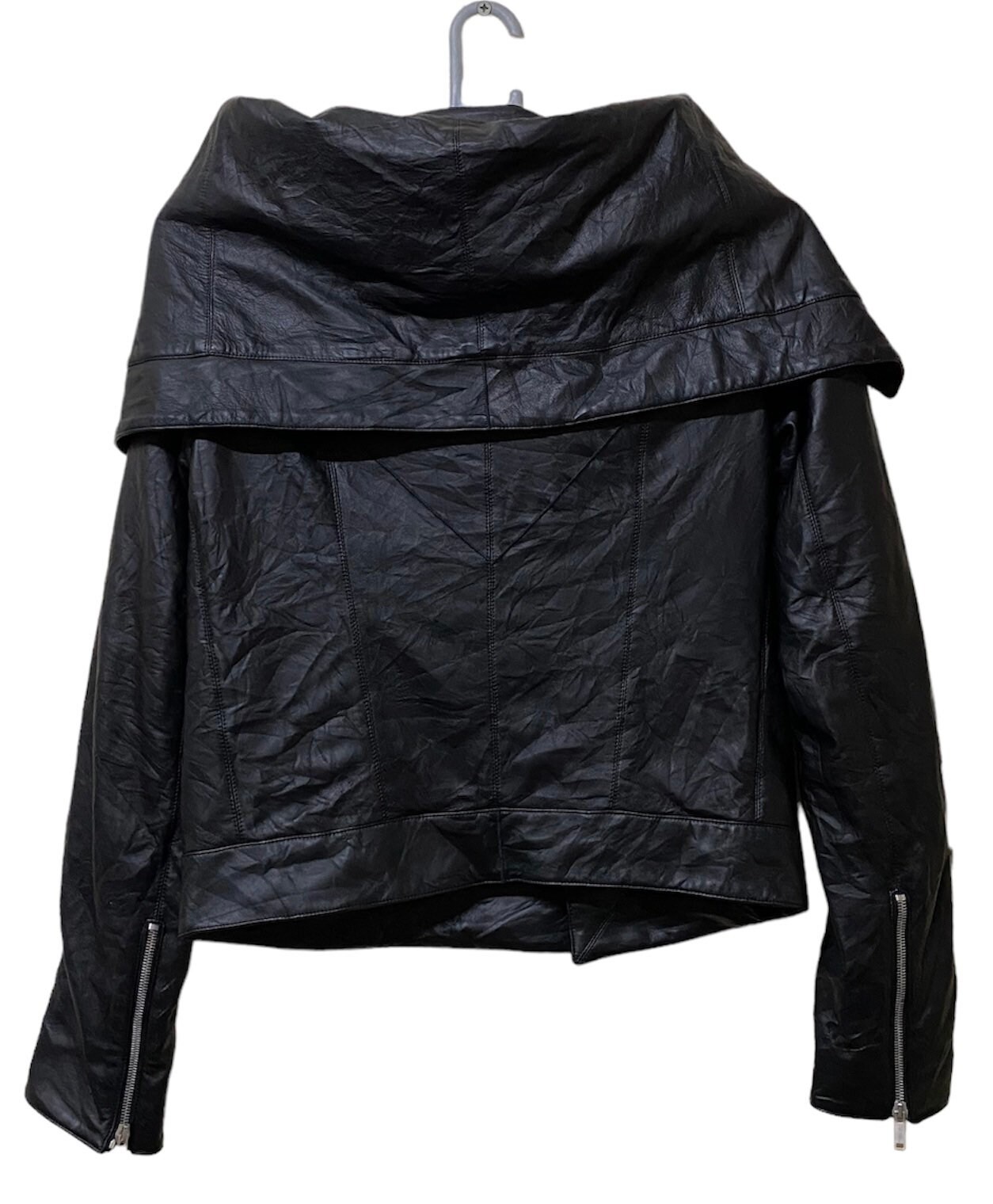 Gareth Pugh Sheepskin Leather Rick Owen Bondage Jacket Made in 