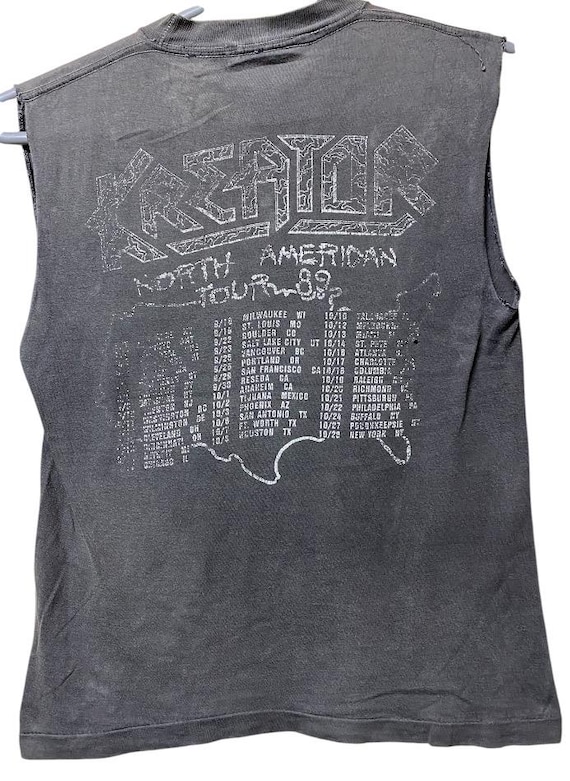 Vintage 1989 Kreator Extreme Aggression North American Tour T