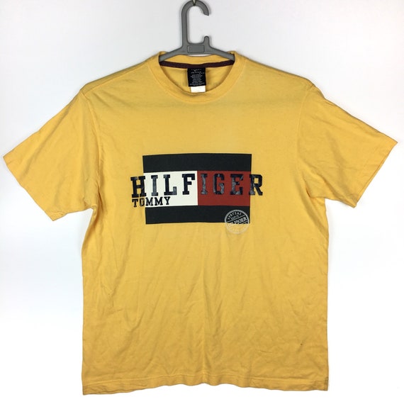 Vintage Tommy Hilfiger Big Logo T Shirt Etsy Canada