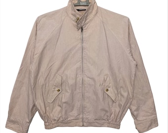 Vintage Baracuta harrington jacket red stripes  colour size 40