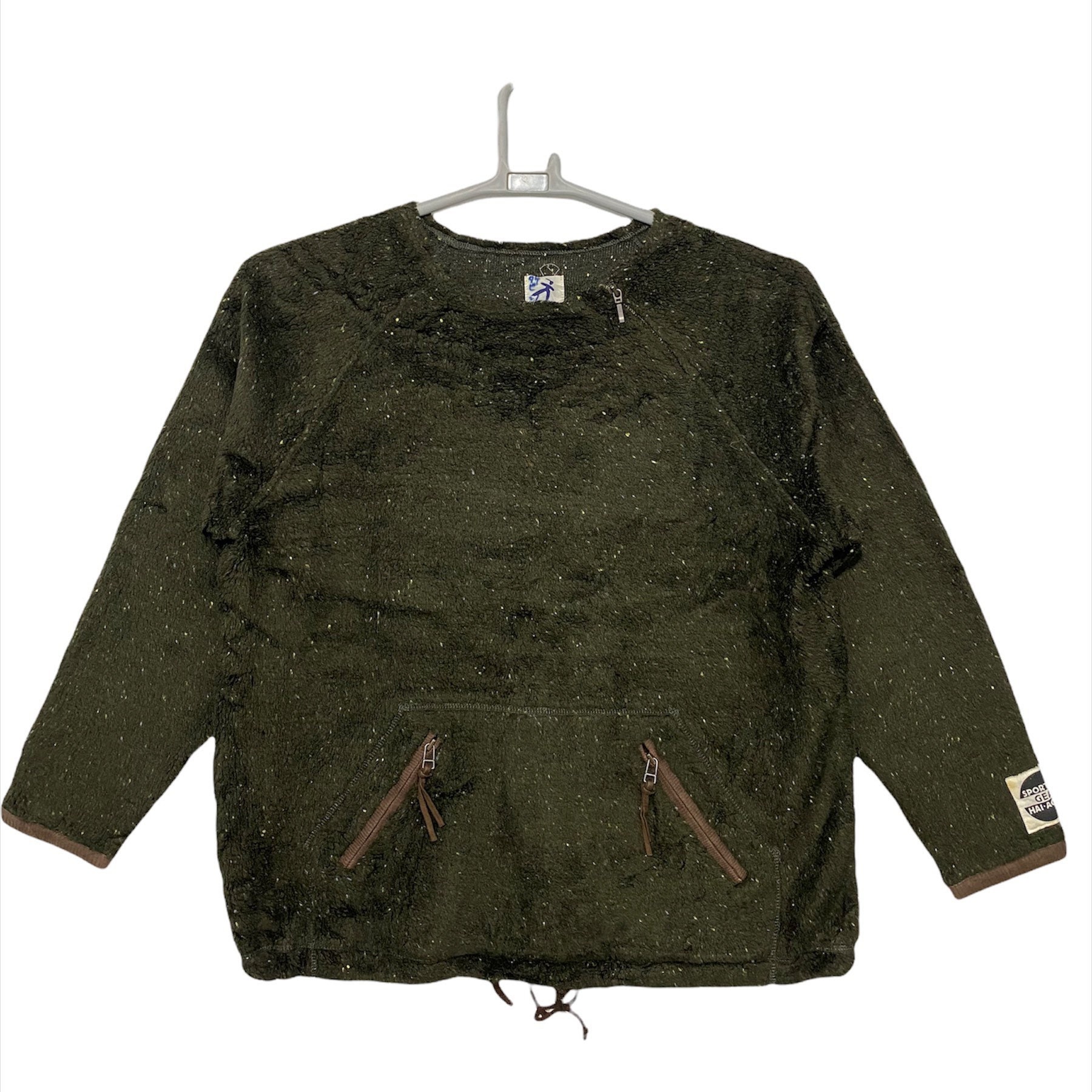 HAI SPORTING GEAR ジップアップパーカー イッセイミヤケ イッセイミヤケ HAI SPORTING GEAR】アーカイブ ラムレザー