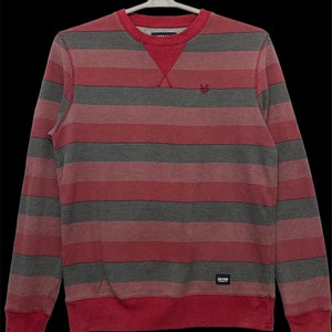 Vtg Zoo York striped Skateboard sweatshirt medium size