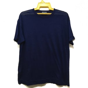 Rare Rayon Christian Dior T-shirt dark blue colour L size