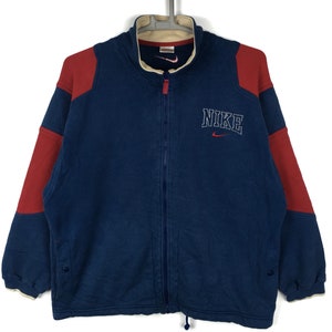 Rare Vintage Nike Zipper Colour Block sweatshirt M size