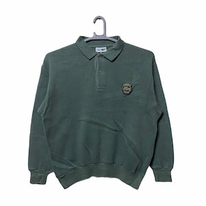 Vintage 90s Lacoste sweatshirt green colour