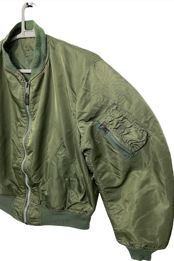 Vintage Flight Bomber Field Utility Military Jacket Ideal