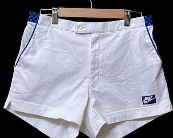 Vintage 80s NIKE John Mcenroe Tennis Player Shorts Tennis Made in
