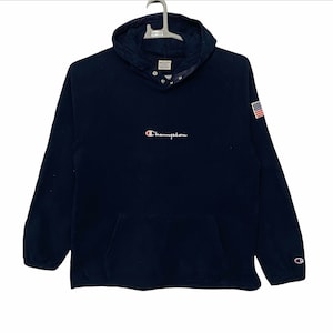Vintage champion fleece Usa Flag hoodie pullover sweatshirts