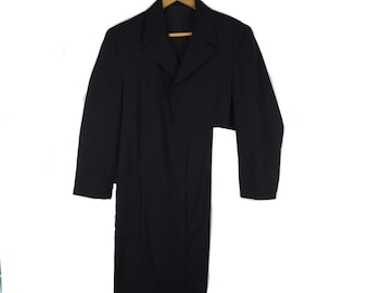 Rare Vintage Y’s Yohji Yamamoto Asymmetrical Long Jacket Double Breast