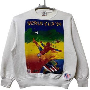希少　Peter Max ピーターマックス　スウェット　vintage ビンテージ80's○Peter MaxリバーシブルスウェットM○201206n1-m