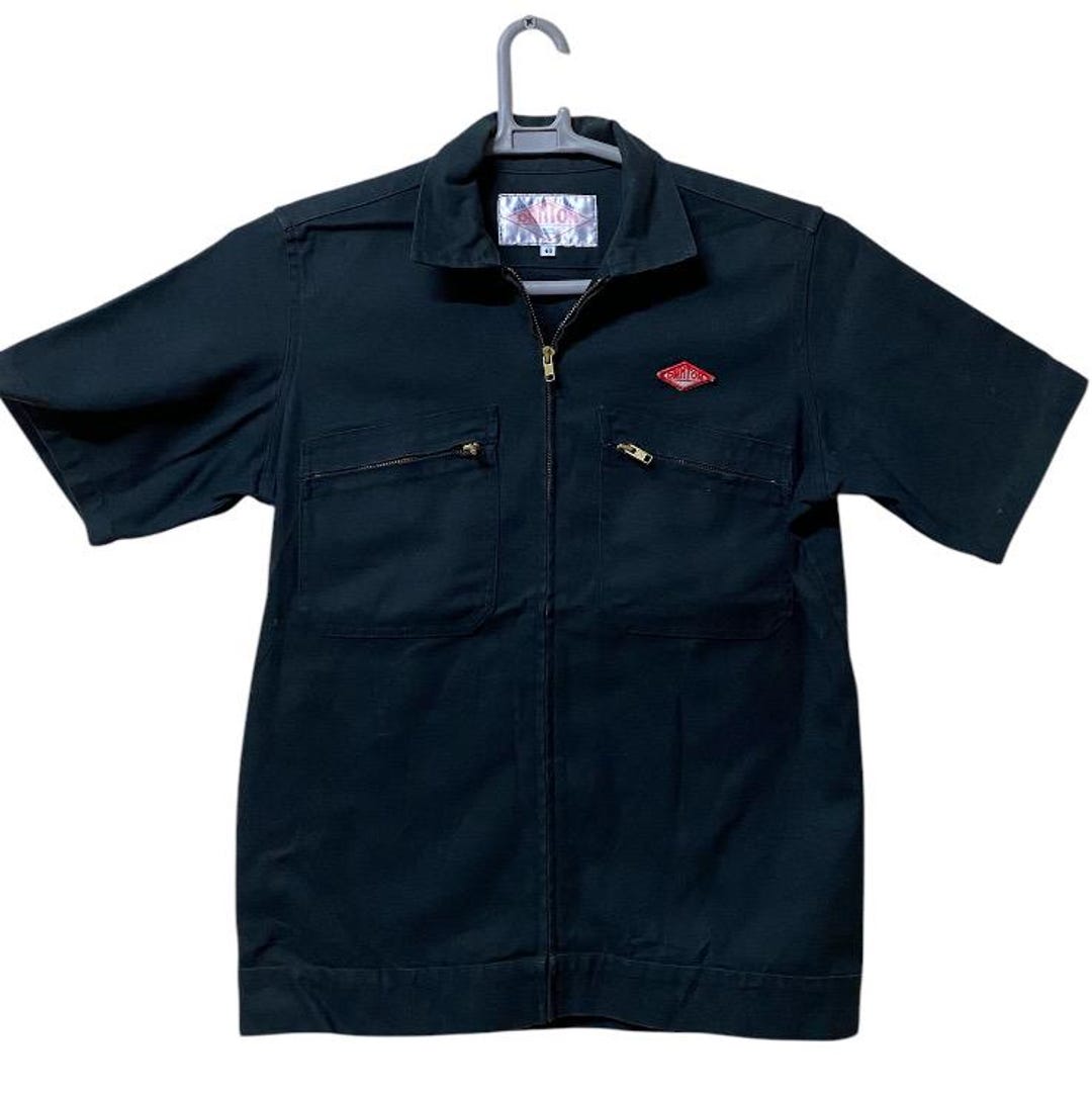 Danton Worker Zipper Jacket Made in France Short Sleeve Size 40