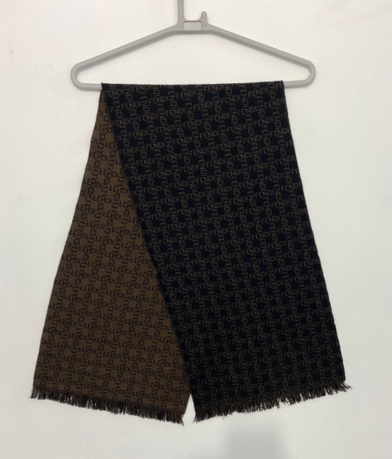 Authentic FENDI Zucca Monogram Scarf UK