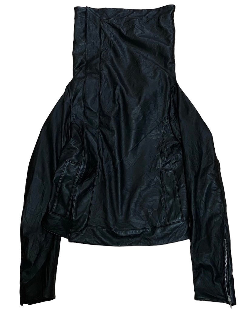 ジャケット・アウター GARETH PUGH / short ram leather jacket Archive Gareth Pugh Leather Sheepskin Rick Owen Bondage