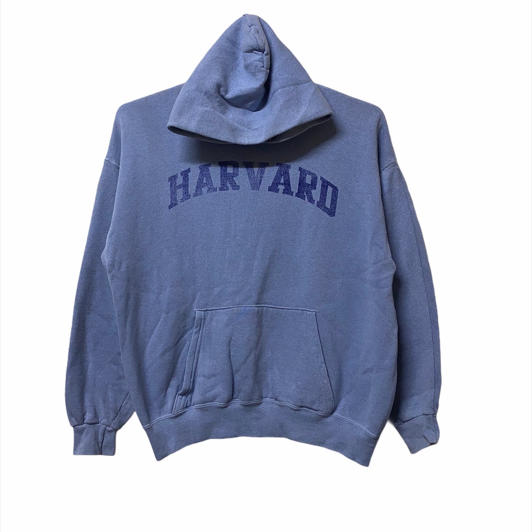 Vintage 80s Harvard University Hooded Crewneck Sweatshirt - Etsy