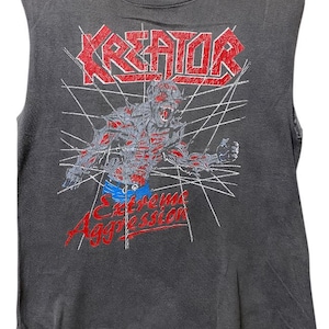 Vintage 1989 Kreator Extreme Aggression Nordamerika Tour T-Shirt