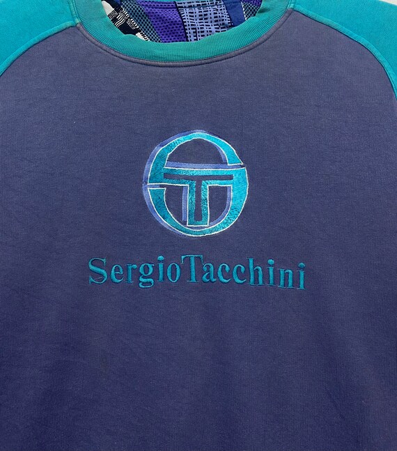 Vintage Sergio Tacchini big logo reversible embro… - image 4