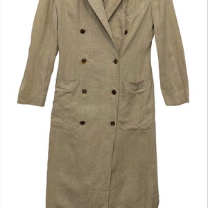 Jean Paul Gaultier Double breast women long jacket brown colour