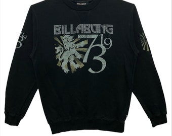 Vintage Billabong Surf Surfing Co sweatshirts Medium size black colour