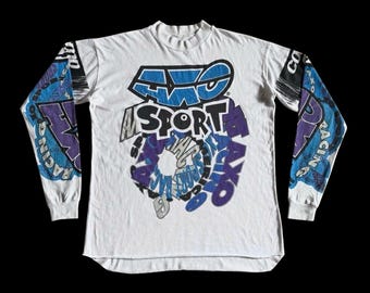 Vintage AXO Sport Racing Team Shirt Motocross Moto-x Race Jersey