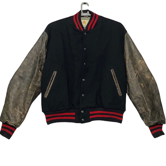 Leather jacket golden colour top