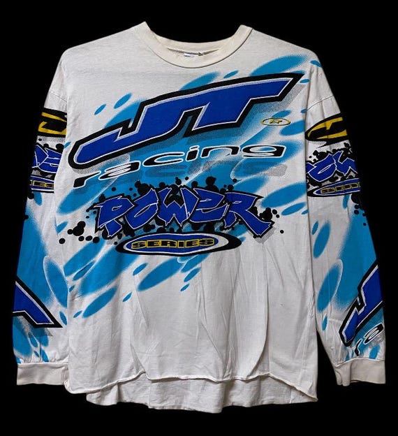Vintage 90s JT Sport Racing Team Shirt Motocross Moto-x Race