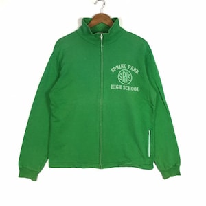 Vintage Spring Park High School Cheswick Sugar Cane by Toyo Zipper Sweatshirt Large size