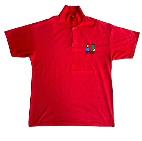Vintage 90s Adidas Ivan Lendl Tennis Player Polo Shirt