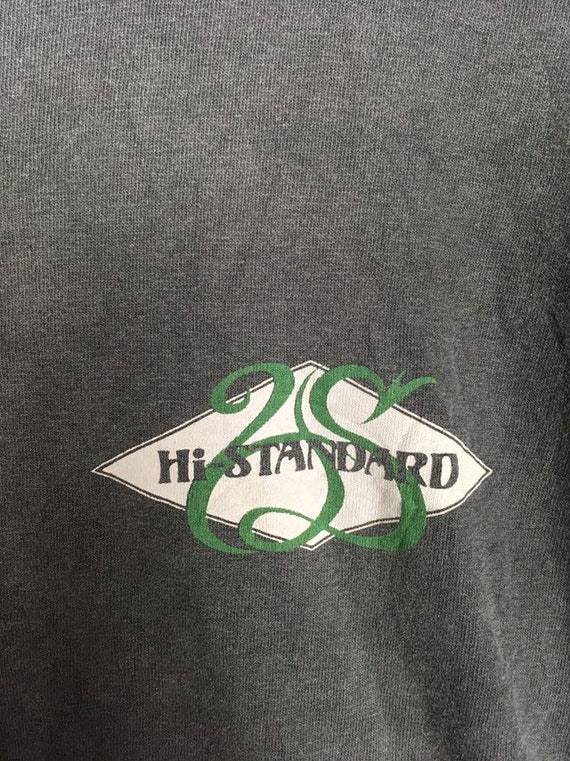 Hi-STANDARD Tシャツ Lサイズ FAT WRECK CHORDS Vintage Hi Standard Fat Wreck Chords Record Tshirt Japan