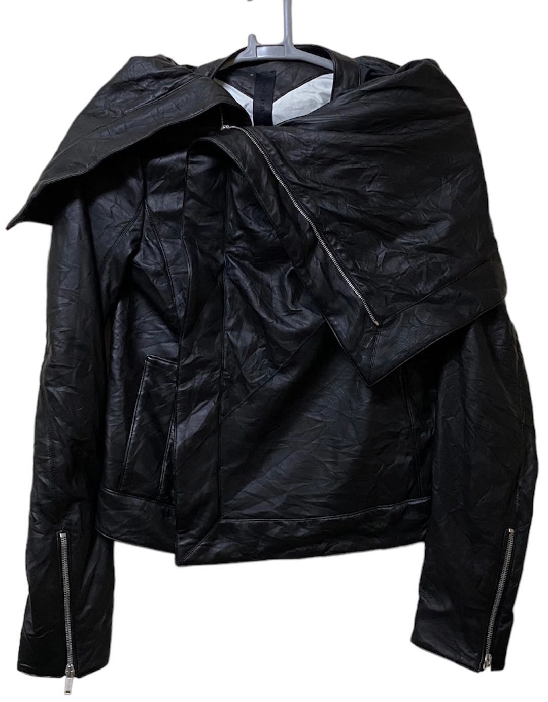 Gareth Pugh Sheepskin Leather Rick Owen Bondage Jacket Made in