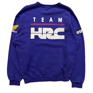 Vintage HRC Honda Gold wing Racing Team big logo sweatshirts M size