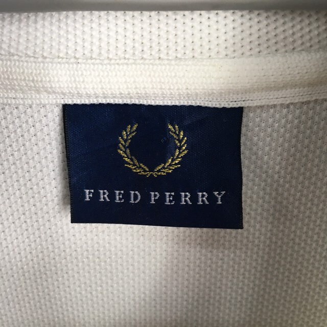 90s Fred Perry Embroidery Logo Zipper Jacket Made in Japan