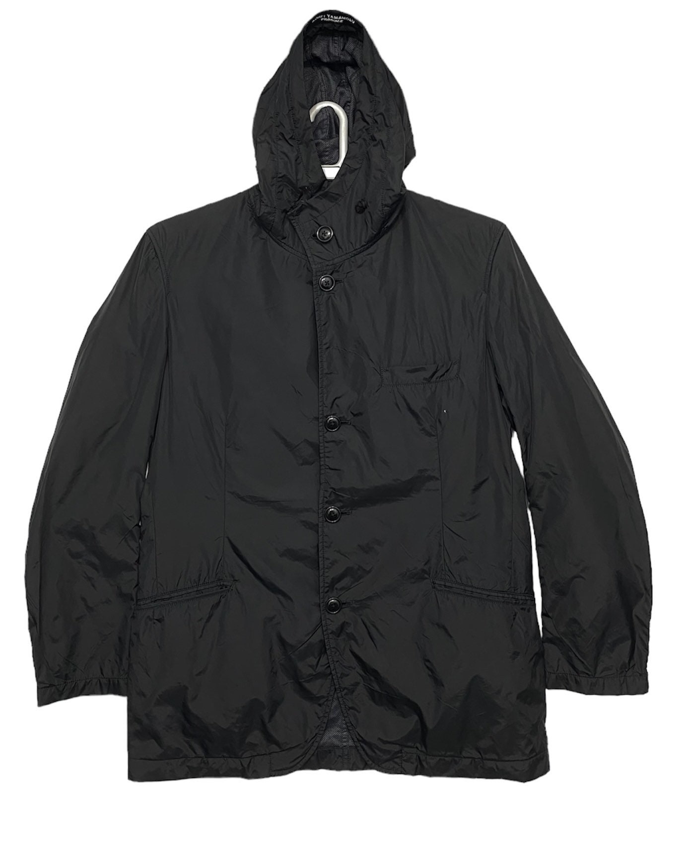 ジャケット・アウター Yohji Yamamoto +Noir Hooded coat 16AW AW99 YYPH Yohji Yamamoto Pour Homme Laine Wool Hooded Coat - Etsy