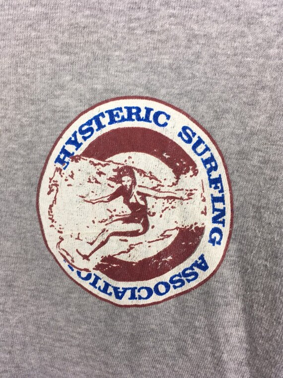 Hysteric Glamour Tシャツ 00s TYPE LOGO Hysteric Glamour Tshirt Logo Grey Men's Size M | eBay