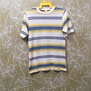 Vintage 80s Hang Ten t shirt vintage Hang Ten Skate Surf Surfir Hawaii Striped Shirt Rare M size