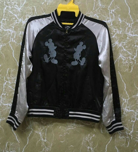 Minnie Mouse Souvenir Jacket Sukajan Uniqlo Mickey Mouse Sukajan
