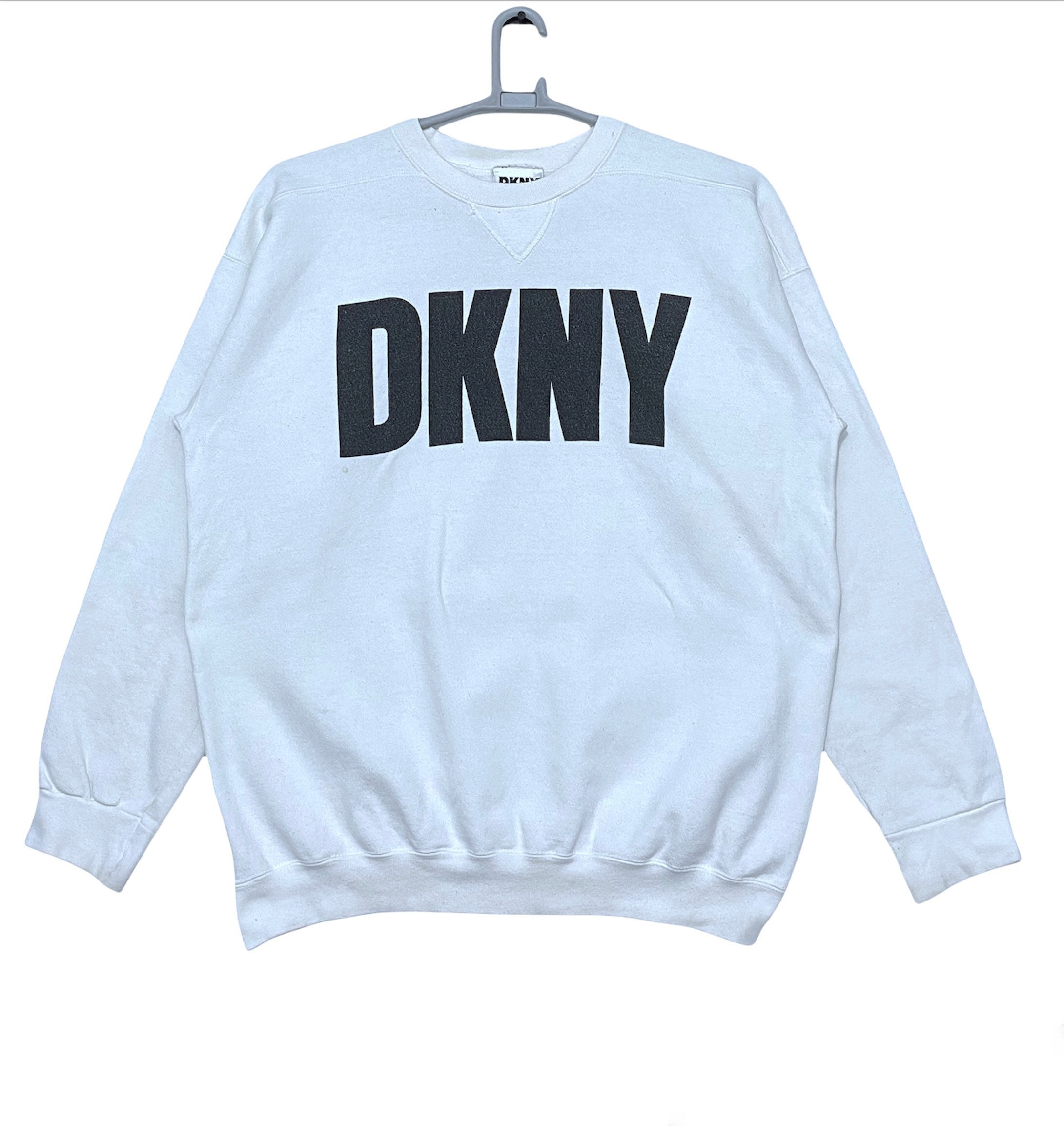 Vintage 90s DKNY Donna Karen New York Crewneck Big Logo Jumper - Etsy  Singapore