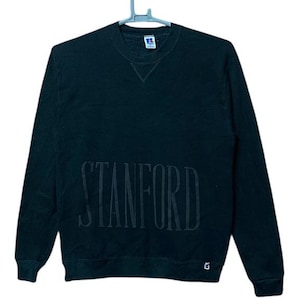 Vintage Stamford University Sweatshirt medium size black colour