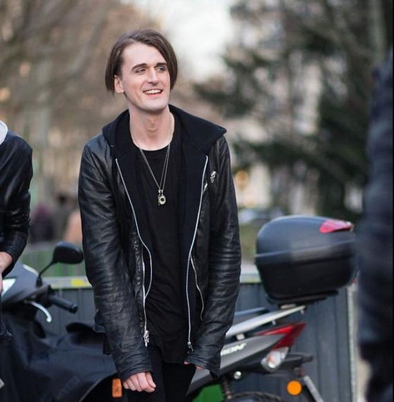 Gareth Pugh Sheepskin Leather Rick Owen Bondage Jacket Made in