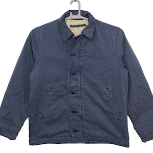 Rare Rude Gallery Deck Jacket medium size blue colour / japanese brand