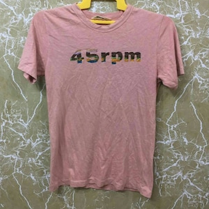 45 RPM t-shirts Japan Brand
