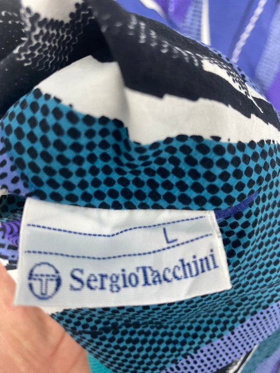 Vintage Sergio Tacchini big logo reversible embro… - image 5