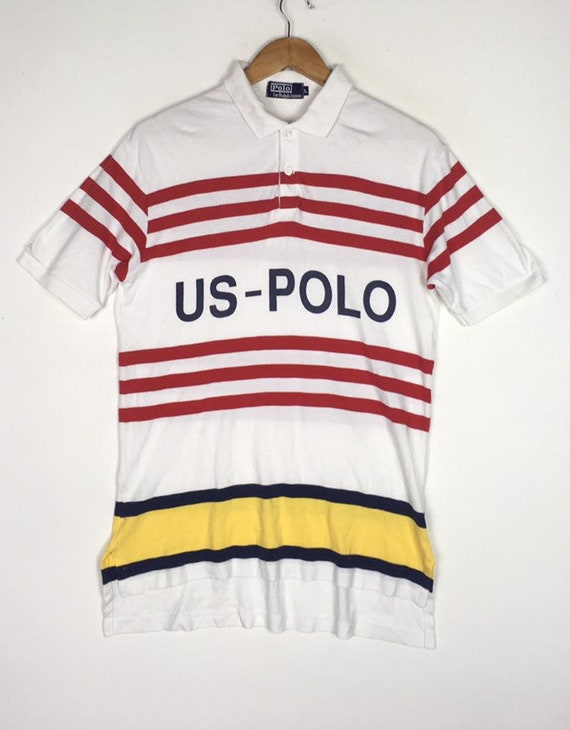 Vintage Rare Polo Ralph Lauren Us-polo Polo Shirt L Size - Etsy Norway