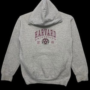 Vintage Harvard university Hooded Small size