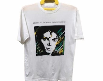 Vintage Michael Jackson Japan Tour T-shirt - Etsy