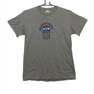 Vintage 90s BEASTIE BOYS Atwater Basketball Association rap tee check your head hip hop / run dmc xl size